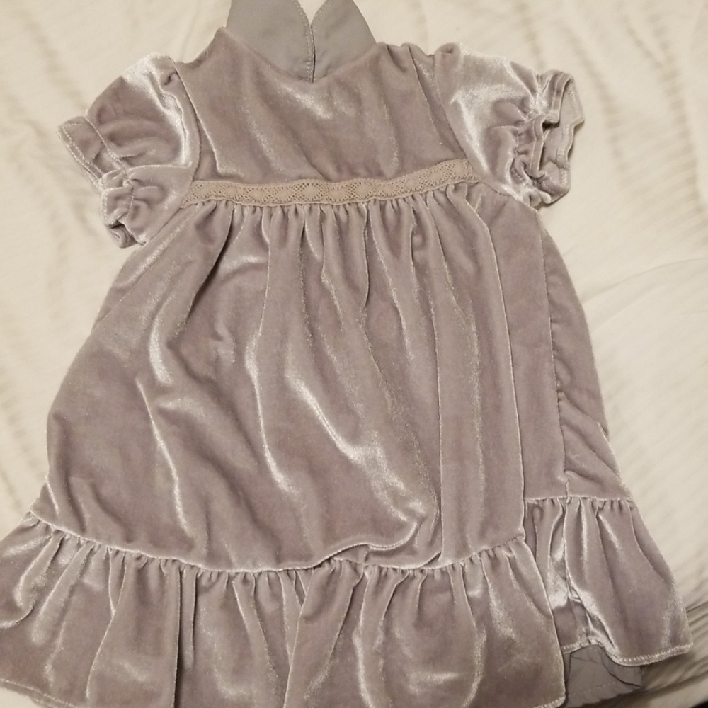 Satin baby dress